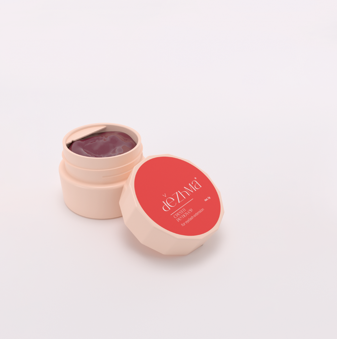 Removedor de pestañas en crema.